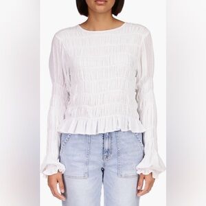 Anthropologie Sanctuary Stay Together Smocked Top